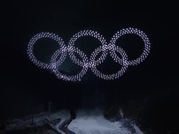 Ngắm bữa tiệc ánh sáng từ drone ở Olympic mùa đông 2018