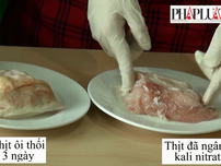Kinh hoàng với hóa chất biến thịt heo thối thành tươi ngon