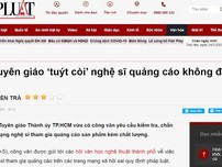 Nghệ sĩ live stream bán hàng sai sự thật có phạm luật?