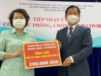 Campuchia ủng hộ 200.000 USD cho TP.HCM phòng, chống dịch COVID-19
