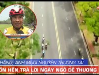 Anh Mười Trường Tài vừa thở vừa trả lời thật dễ thương