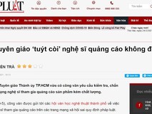 Nghệ sĩ live stream bán hàng sai sự thật có...