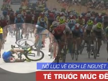 Video cú ngã trước mức đến của Lê Nguyệt...