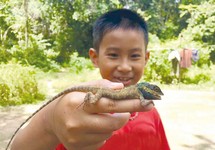 Tết vào rừng cùng con