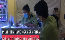 Phát hiện hàng ngàn sản phẩm giả các thương hiệu nổi tiếng 