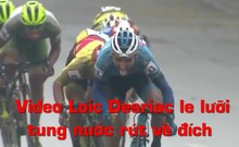 Video Loic Desriac le lưỡi tung nước rút về đích