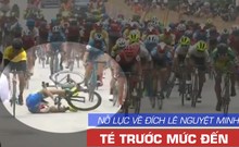Video cú ngã trước mức đến của Lê Nguyệt Minh