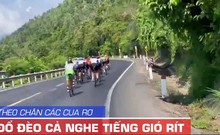 Video các cua rơ đổ đèo Cả và tiếng gió rít bên tai