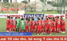 Video thầy Park loại 10 cầu thủ, bổ sung một cầu thủ U-22