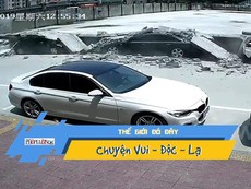 Video: Bức tường bỗng dưng đổ sập, đè bẹp 13 ô tô