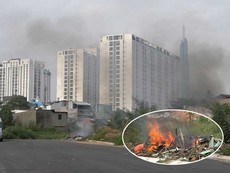 TP.HCM: Cảnh báo tình trạng đốt rác ở quận 2