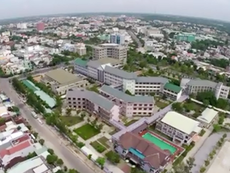 Clip: Nhìn thành phố Tam Kỳ đẹp 'lộng lẫy' từ trên cao