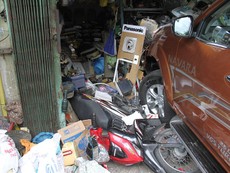 Nhân chứng kể lại lúc xe bán tải tông 8 phương tiện