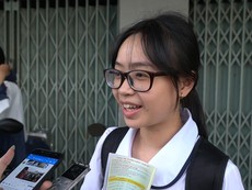 Thí sinh nhận định đề thi Anh văn THPT quốc gia