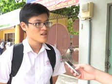 Thí sinh nhận định đề thi tổ hợp sử, địa, công dân