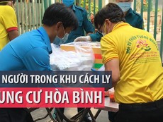 Tình người trong khu cách ly chung cư Hòa Bình