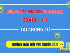 Hướng dẫn phòng, chống dịch COVID-19 tại chung cư