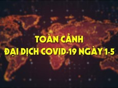 Toàn cảnh đại dịch COVID-19 ngày 1-5