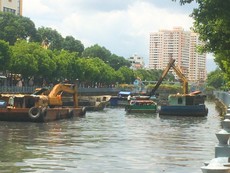 Tiến hành nạo vét kênh Nhiêu Lộc - Thị Nghè giai đoạn 1