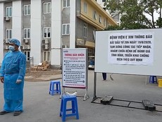 1 ca nhiễm COVID-19, bệnh viện E phải tạm đóng cửa