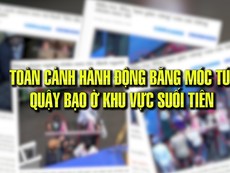 Toàn cảnh hành động băng móc túi quậy bạo ở khu vực Suối Tiên