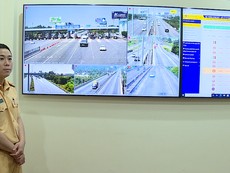 Video: Camera tự động nhận dạng biển số xe vi phạm ở cao tốc