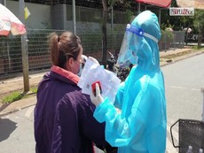 Video: Phòng chống dịch ở chợ đầu mối