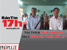 Miễn hình phạt đối với 2 nông dân 'nhận hối lộ'