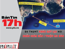 Bộ TN&MT khảo sát lại nơi nhấn chìm gần 1 triệu m3 bùn