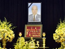 Lễ viếng nguyên Tổng Bí thư Đỗ Mười
