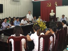Đối thoại với Trường Mầm non Phú Mỹ và đại diện phụ huynh