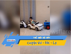 Choáng với kỹ năng đỗ xe của bé 4 tuổi