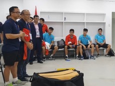 Thầy Park nói gì với cầu thủ U-22 Việt Nam trong phòng thay đồ