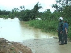Đắk Lắk: Mưa lớn kéo dài gây ngập lụt ở nhiều nơi