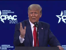 Video màn phát biểu tái xuất ấn tượng của ông Trump