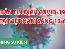 Video: Bản tin dịch COVID-19 tại Việt Nam sáng 12-6