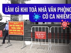 Video đồ họa: Làm gì khi tòa nhà văn phòng có ca nhiễm COVID-19?