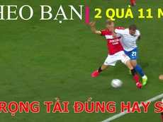 Thử tài: Theo các bạn trọng tài bắt 11 mét đúng hay sai?