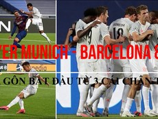 Video hủy diệt Barcelona bắt đầu từ 3 cái chân trái ngoạn mục