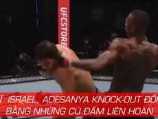 Võ sĩ Israel hạ knock out đối thủ bằng đòn đấm liên hoàn