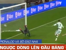 Ronaldo và Bồ Đào Nha lội ngược dòng lên đầu bảng A