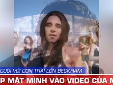 Chết cười với con trai Beckham thay mặt mình vào video của mẹ