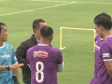 Tiến Linh và các cầu thủ Viettel đã có mặt tập cùng đội tuyển
