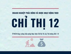 TP.HCM: Doanh nghiệp tạm dừng và còn hoạt động theo Chỉ thị 12 
