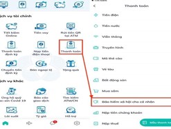 BHXH Việt Nam hướng dẫn người dân đóng bảo hiểm qua ứng dụng của ngân hàng