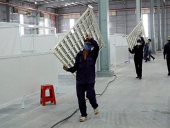 Hình ảnh bên trong BV dã chiến 5.000 giường ở  Bình Dương sắp đưa vào hoạt động