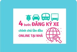 4 bước đăng ký xe chính chủ online tại nhà trên toàn quốc