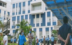 1 người rơi từ lầu 3 Bệnh viện Đồng Nai 