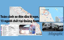 Toàn cảnh xe đón dâu bị nạn, 13 người chết tại Quảng Nam