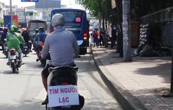Biển số ‘Tìm người lạc’
